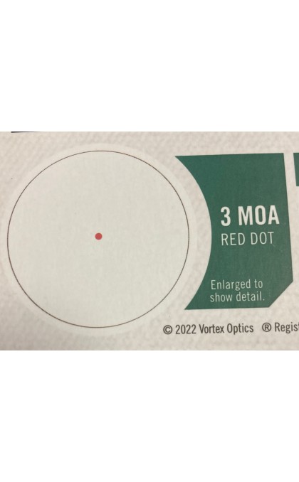 VORTEX RED DOT DEFENDER-CCW 3 MOA