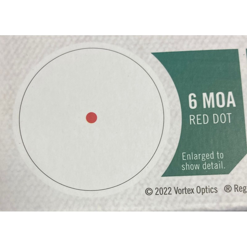 VORTEX RED DOT DEFENDER-CCW 6 MOA