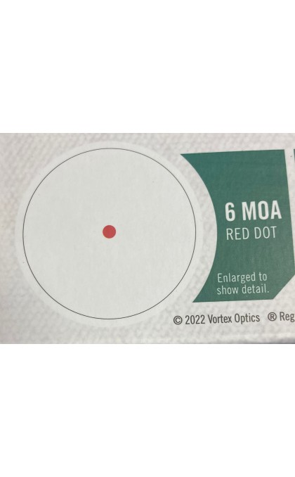 VORTEX RED DOT DEFENDER-CCW 6 MOA