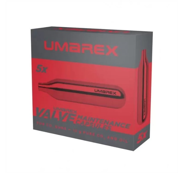 UMAREX BOMBOLETTA/SHELL CO2 PER LUBRIFICAZIONE *Conf. 5 pezzi* 