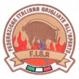 VARI PATCH F.I.G.A. FEDERAZIONE ITALIANA GRIGLIATE ALL'APERTO
