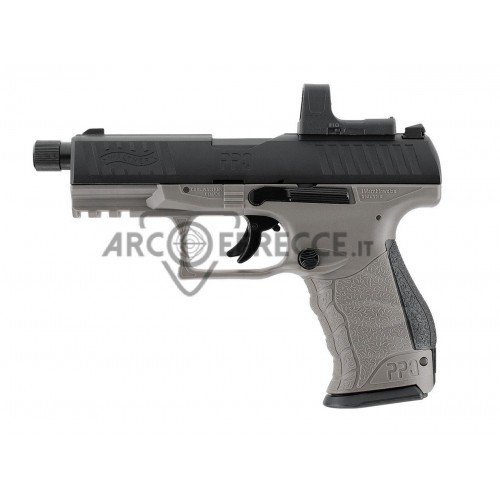 UMAREX WALTHER PISTOLA PPQ Q4 TAC SET CO2 -7,5J CAL 4.5 C.N. 00273bnp