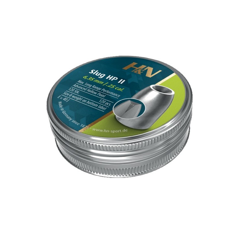 H&N DIABOLO SLUG HPII 6.3mm .250 28g *Conf. da 120pz*