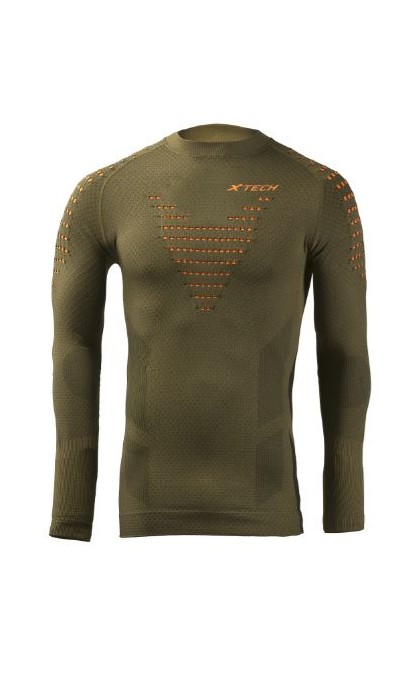 XTECH MAGLIA TECNICA TACTICAL VERDE