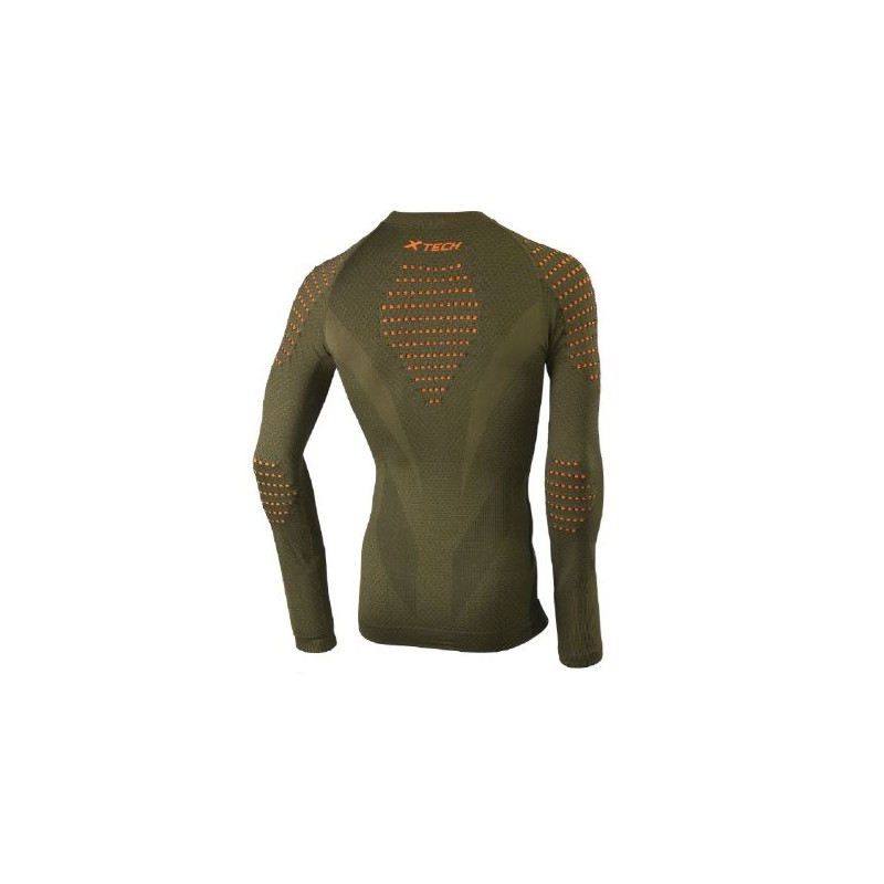 XTECH MAGLIA TECNICA TACTICAL VERDE
