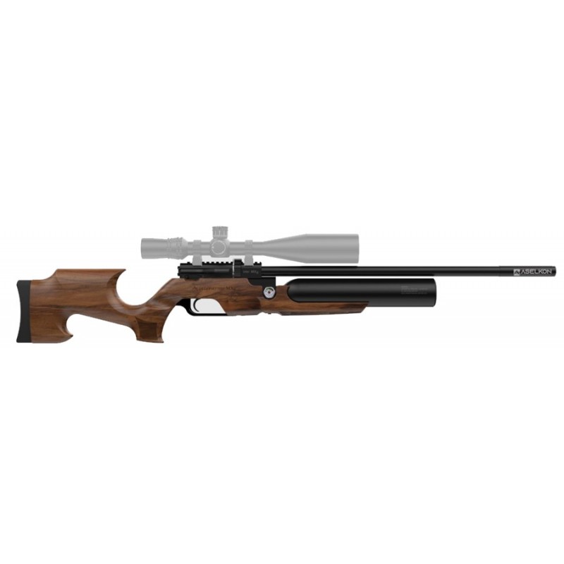 ASELKON CARABINA MX6 PCP WOOD STOCK CAL 5.5mm -7,5joule C.N. 00303bnp 12C