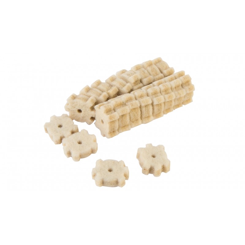 WHEELER DELTA SERIES FELTRINI PULIZIA CAMERA CAL 223REM con adattarore *Conf. 20pz*