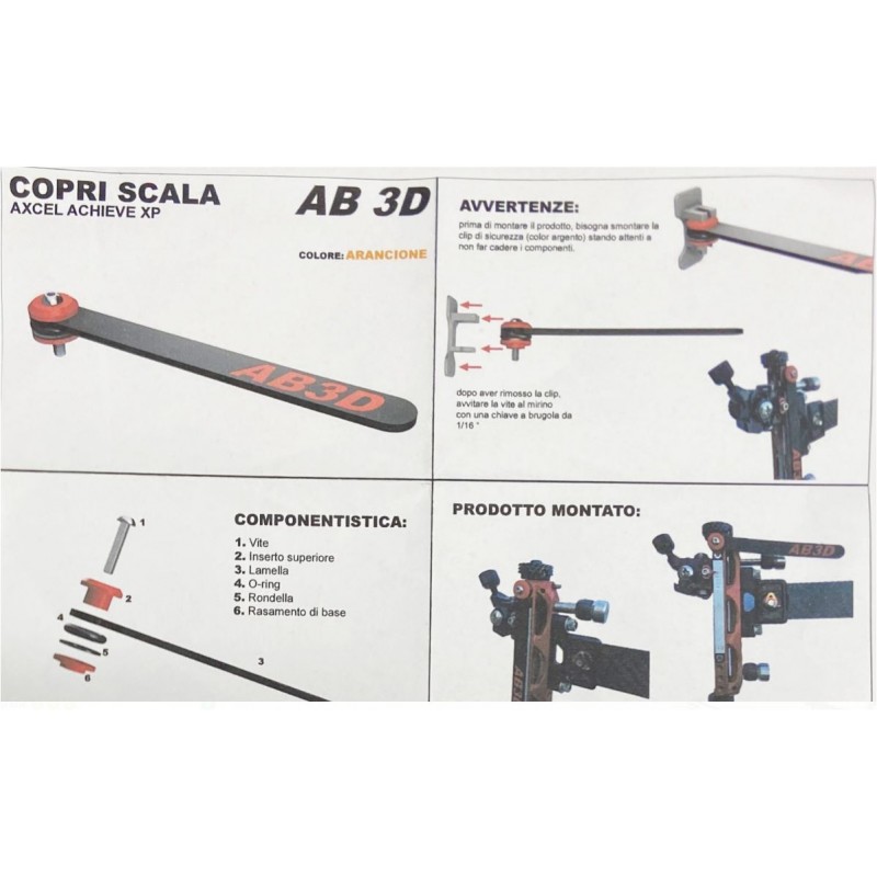 AB3D COPRI SCALA MIRINO AXCEL ACHIEVE XP