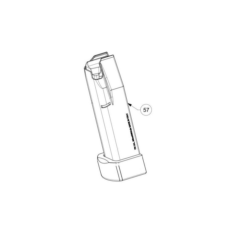 BERETTA CARICATORE 80X CAL.9 CORTO 15 COLPI