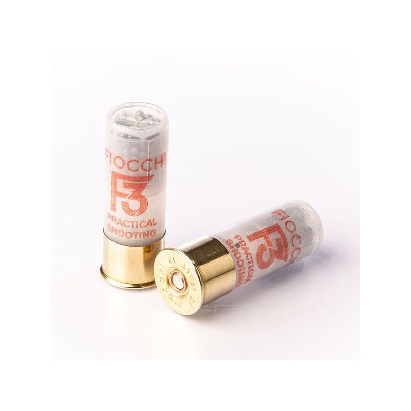 FIOCCHI CARTUCCE F3 PRACTICAL SHOOTING CAL. 12 28g 6/0 *Conf. da 25pz*