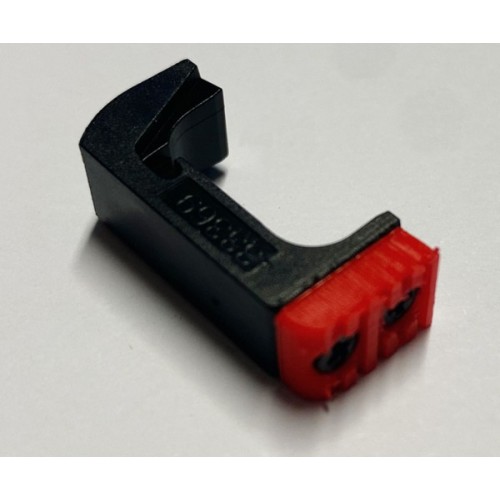 TR1 SGANCIO MAGGIORATO PER GLOCK 43 BICOLORE ROSSO-NERO