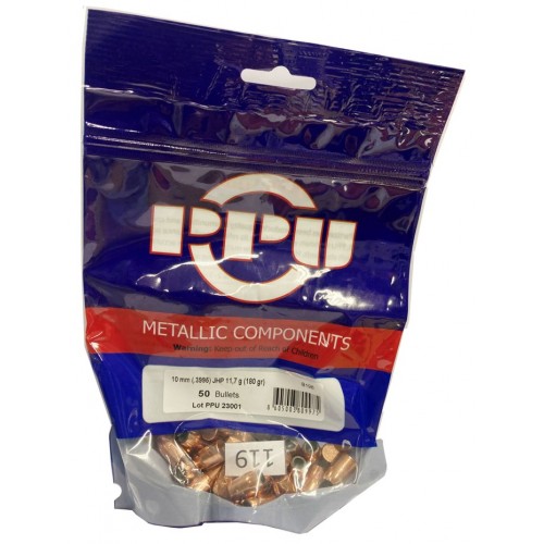 PPU PARTIZAN PALLE CAL. 10mm JHP 180grs *Conf. da 50pz*