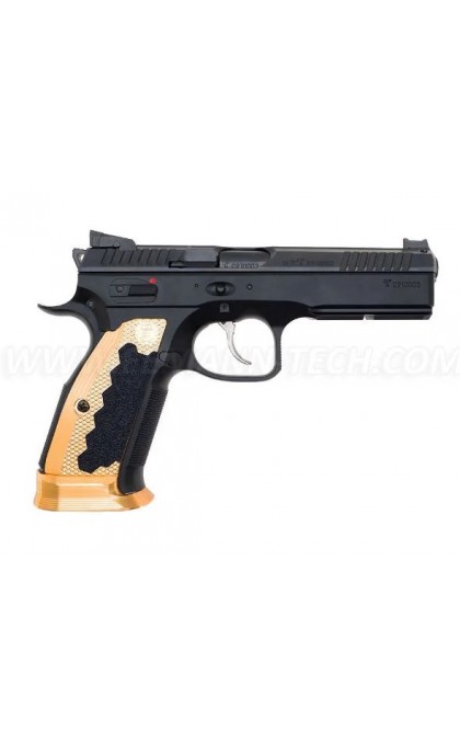 EEMANN TECH MINIGONNA/MAGWELL IN OTTONE PER CZ SHADOW 2