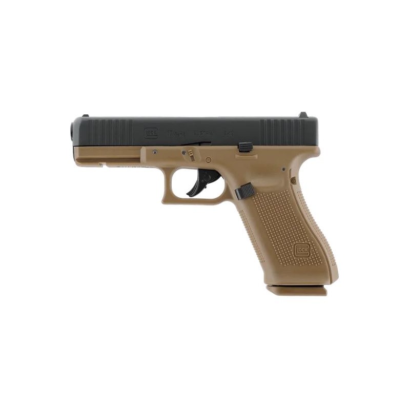 UMAREX GLOCK PISTOLA 17 5 GEN CO2 -7,5J CAL. 4,5 COYOTE C.N. 00205bnp