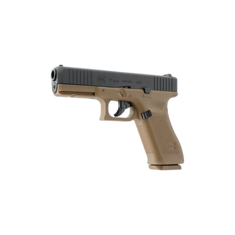 UMAREX GLOCK PISTOLA 17 5 GEN CO2 -7,5J CAL. 4,5 COYOTE C.N. 00205bnp