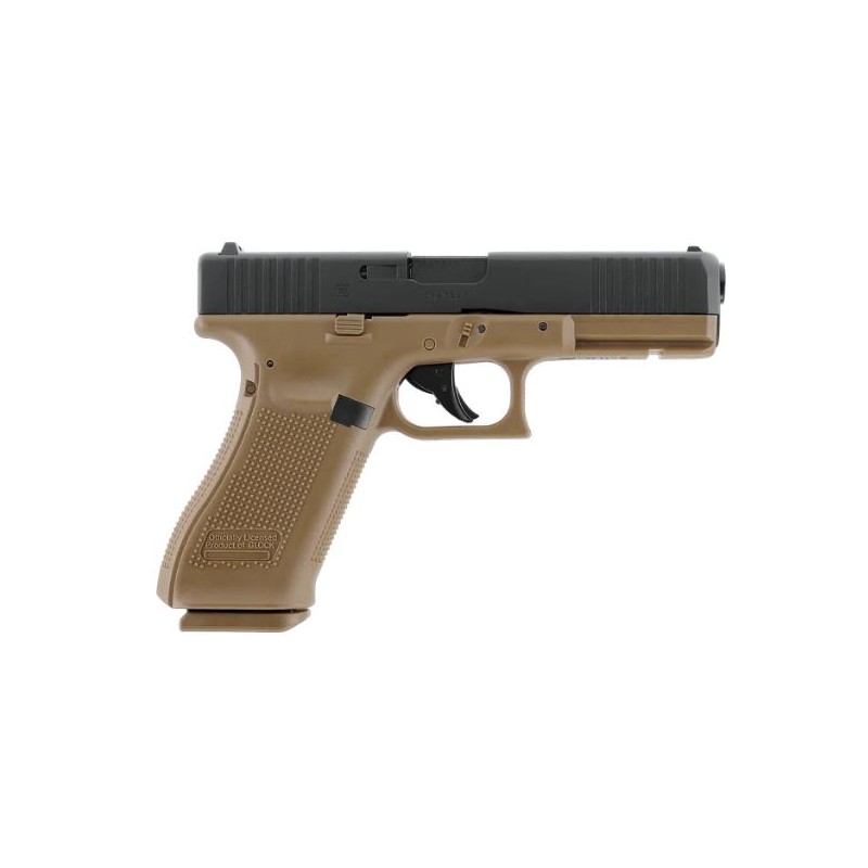 UMAREX GLOCK PISTOLA 17 5 GEN CO2 -7,5J CAL. 4,5 COYOTE C.N. 00205bnp