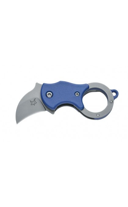 FOX KNIVES COLTELLO MINI KARAMBIT LAMA ACCIAIO 1.4116 IMPUGNATURA NYLON