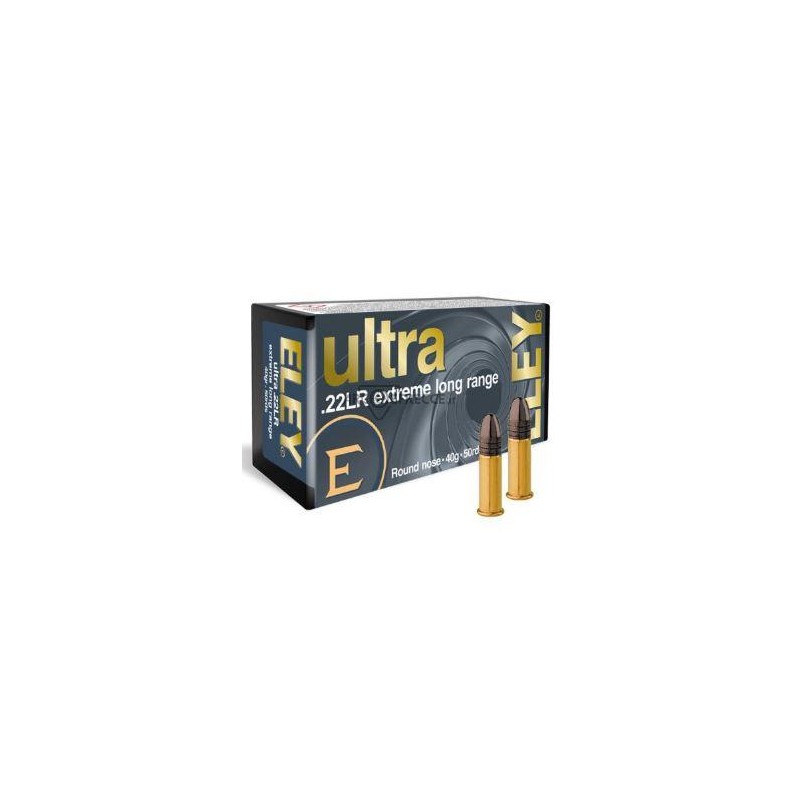 ELEY CARTUCCE CAL 22 LR ULTRA ELR 40grs *Conf. da 50pz*