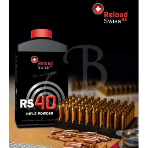 RELOAD SWISS - RS POLVERE RS40 *Conf. da 1 Kg*