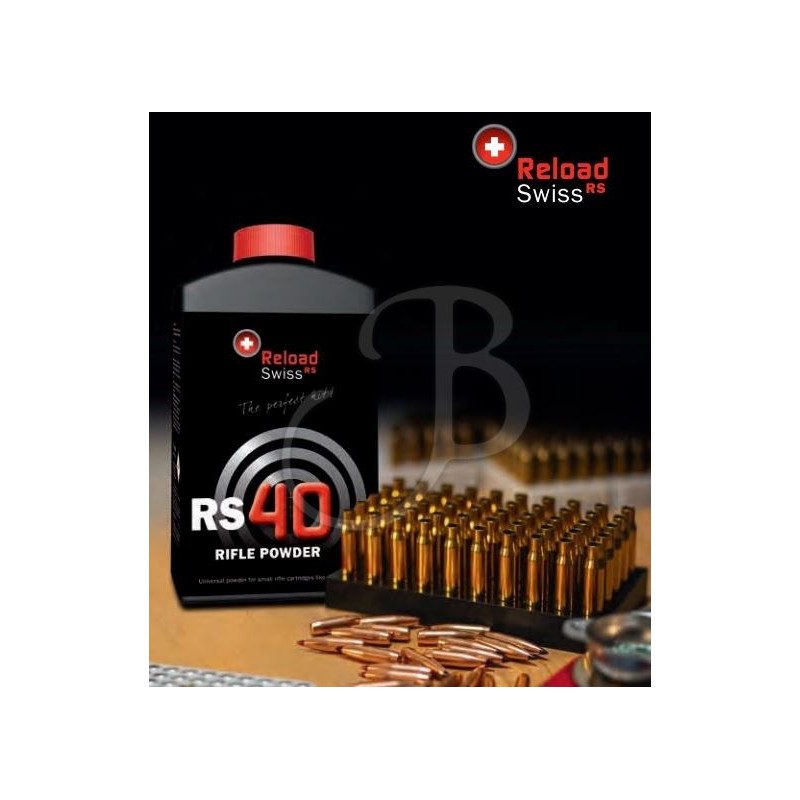 RELOAD SWISS - RS POLVERE RS40 *Conf. da 1 Kg*