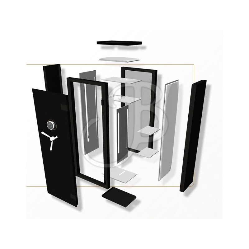 HORNADY CASSAFORTE DOUBLE 86.4x150x64cm