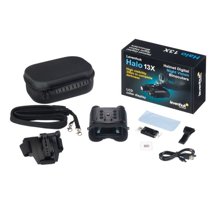 LEVENHUK VISORE NOTTURNO BINOCULARE DIGITALE HALO 13X HELMET