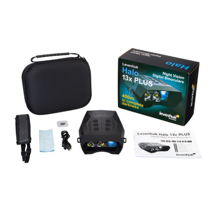 LEVENHUK VISORE NOTTURNO BINOCULARE DIGITALE HALO 13X PLUS