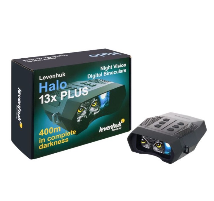LEVENHUK VISORE NOTTURNO BINOCULARE DIGITALE HALO 13X PLUS