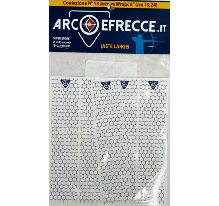 BEST ARCHERY ARROW WRAPS ADESIVI x ASTE LARGE DIAMETER (13pz)