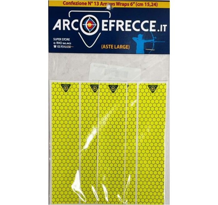 BEST ARCHERY ARROW WRAPS ADESIVI x ASTE LARGE DIAMETER (13pz)