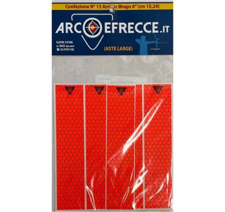 BEST ARCHERY ARROW WRAPS ADESIVI x ASTE LARGE DIAMETER (13pz)