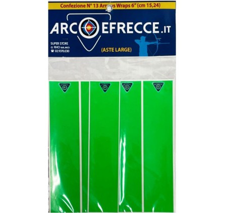 BEST ARCHERY ARROW WRAPS ADESIVI x ASTE LARGE DIAMETER (13pz)