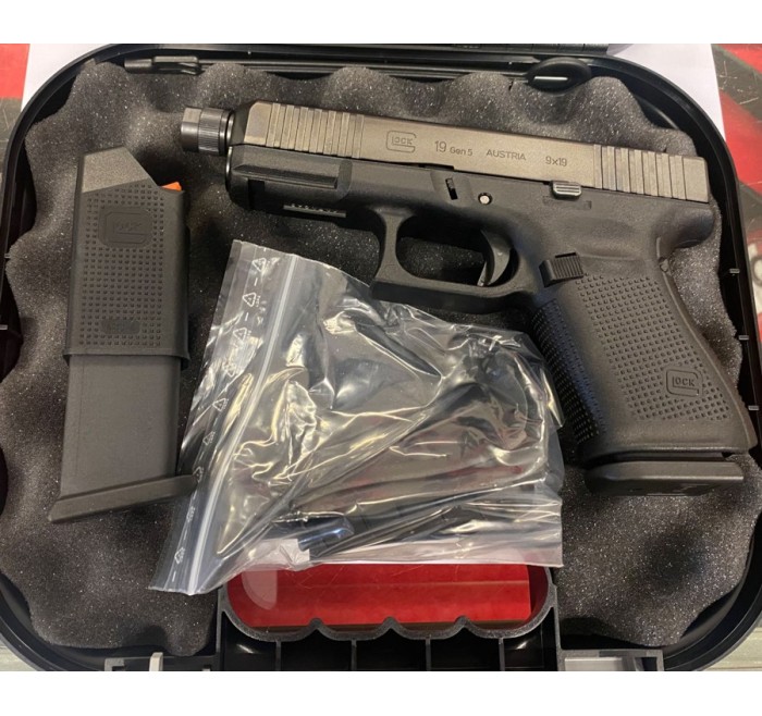 GLOCK PISTOLA MOD 19 GEN 5 FS CAL. 9x19 9 LUGER FTO +1C 