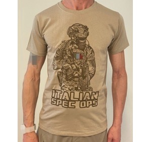 DEATH HOUSE T-SHIRT ITALIAN SPEC OPS TAN