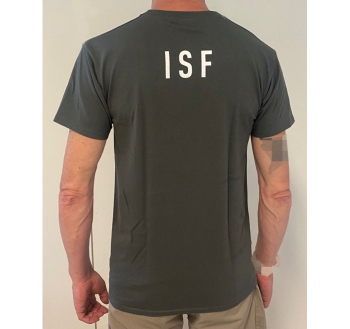 DEATH HOUSE T-SHIRT ITALIAN SPECIAL FORCES SCUDETTO ANTRACITE