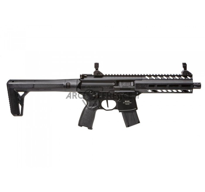 SIG SAUER CARABINA CAC MPX BLACK CO2 2°GEN -7,5J CAL 4,5 C.N. 727 