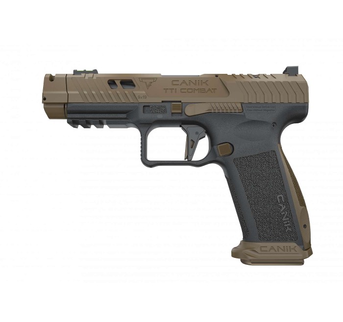 CANIK PISTOLA TTI COMBAT 4.6" CAL 9x19 9 LUGER BRONZE 18C 