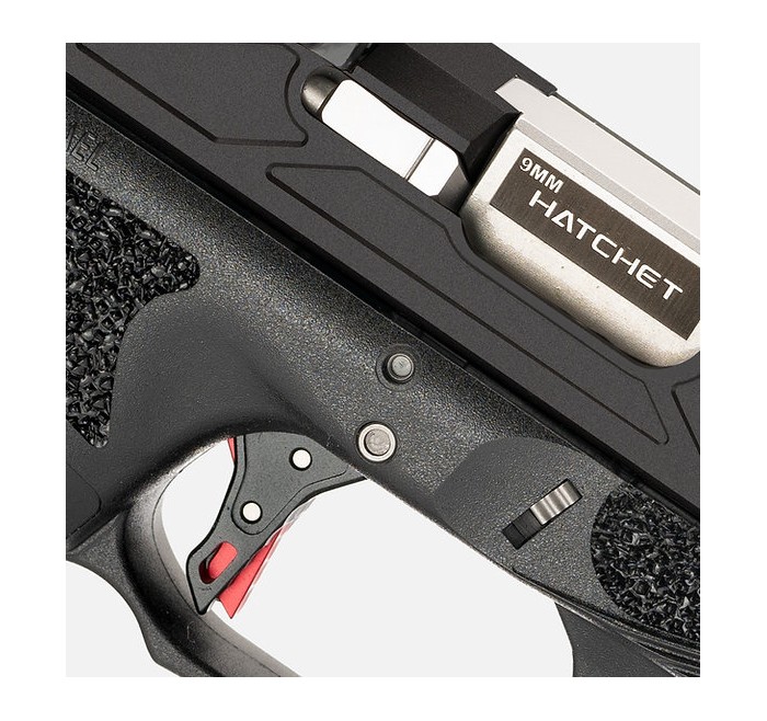 BUL PISTOLA AXE C HATCHET CAL 9x19 9 LUGER 4.49" BLACK 15C 