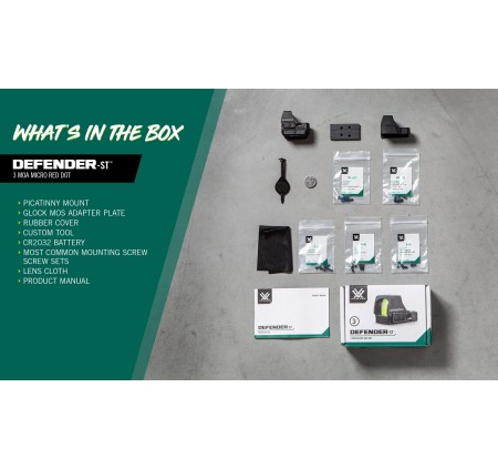 VORTEX RED DOT DEFENDER-ST 3 MOA