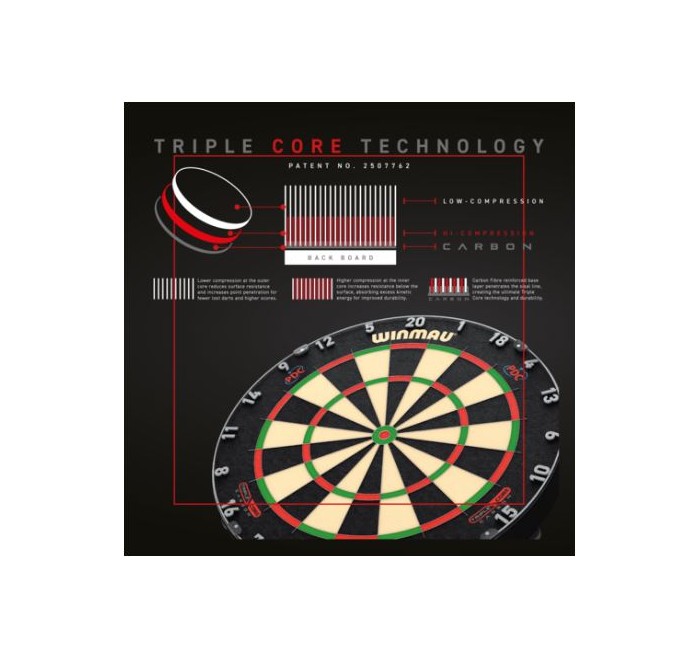 WINMAU CENTRO DARDI BLADE 6 TRIPLE CORE CARBON