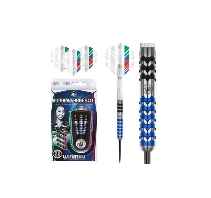 FRECCETTE punta acciaio AURORA FOCHESATO IN TUNGSTENO 90% 22 GR. (3 PZ.)