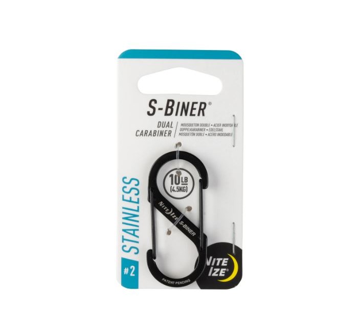 NITE IZE MOSCHETTONE S-BINER ACCIAIO MISURA 2