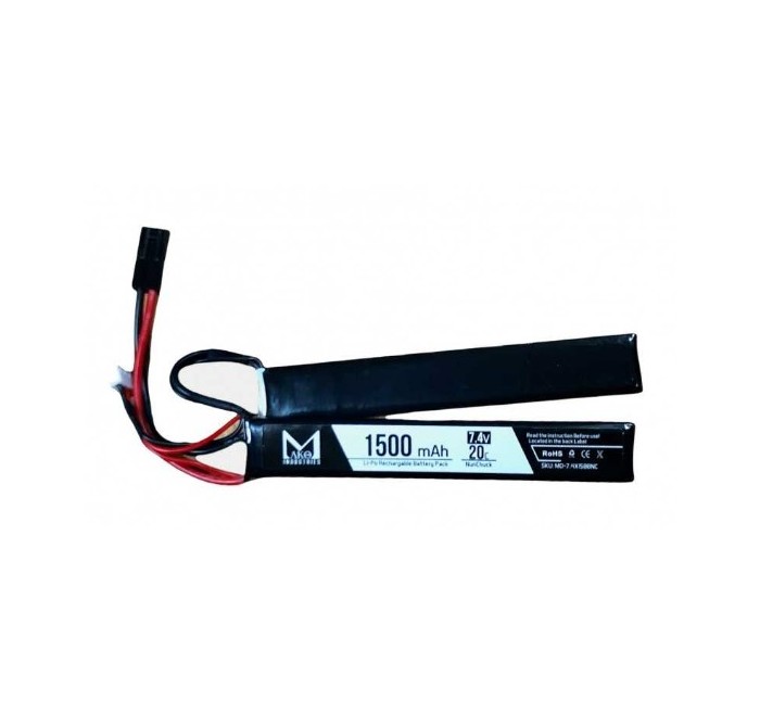 MAKO BATTERIA LIPO 7.4V 150MAH DUAL 20C 125X20X15 - CONNETTORE TAMIYA (MO-7.4X1500NC)