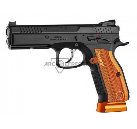 CZ PISTOLA SEMIAUTO MOD. SHADOW 2 ORANGE OR OPTIC READY CAL 9x19 9 LUGER +2C 