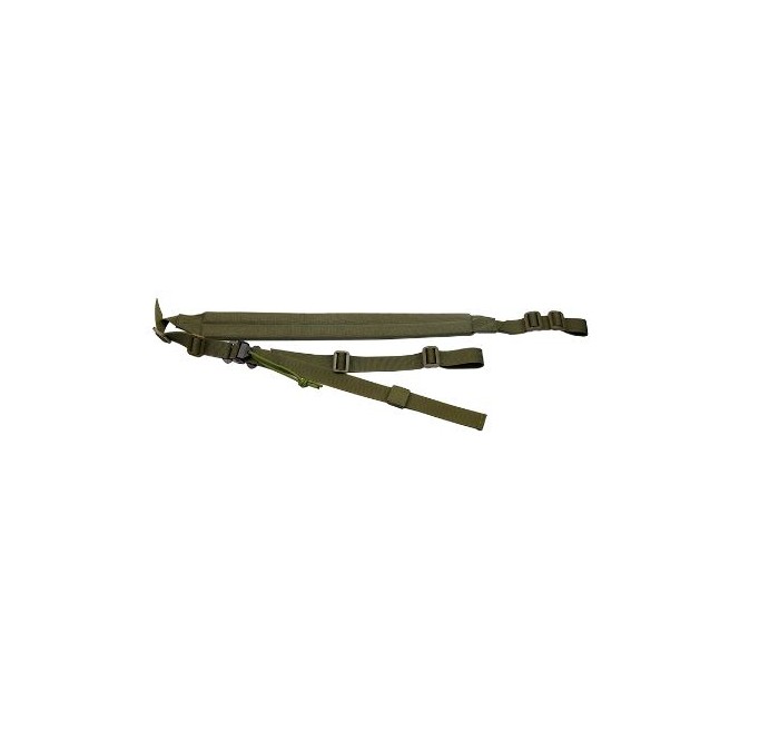 WO SPORT CINGHIA REGOLABILE PADDED 2 PUNTI OD GREEN (WO-SL40OD)