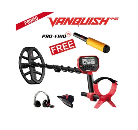 MINELAB METAL DETECTOR VANQUISH 440
