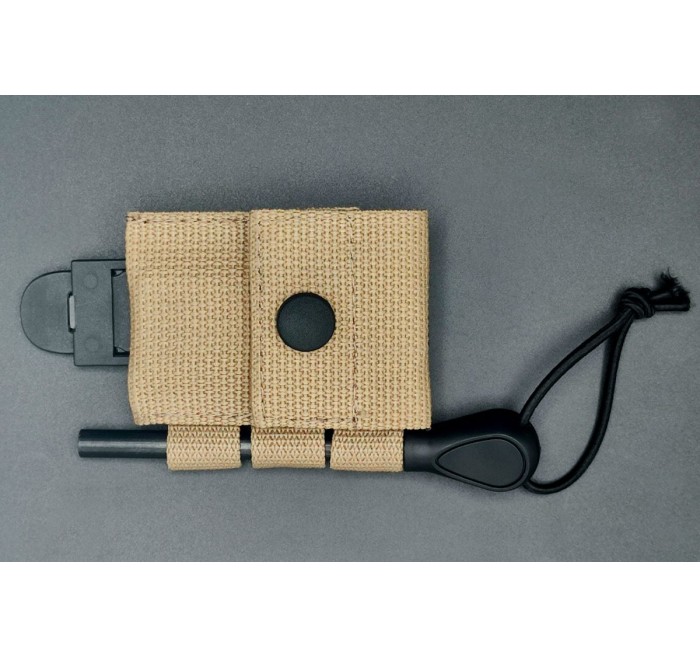 EXTREMA RATIO KIT TASCA AFFILATORE DOPPIA GRANA E PIETRA FOCAIA