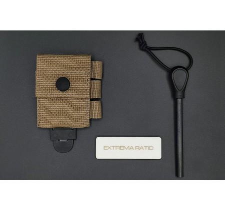 EXTREMA RATIO KIT TASCA AFFILATORE DOPPIA GRANA E PIETRA FOCAIA