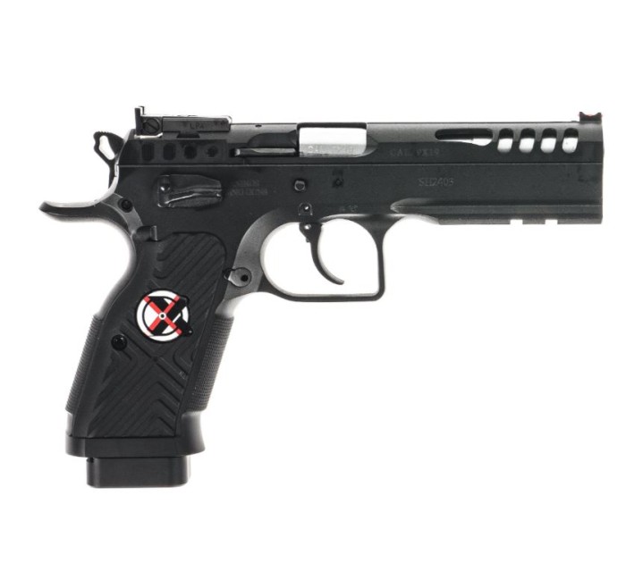 F.LLI TANFOGLIO PISTOLA STOCK MASTER XTREME OPTIC CAL.9x19 9 LUGER BRUNITA 