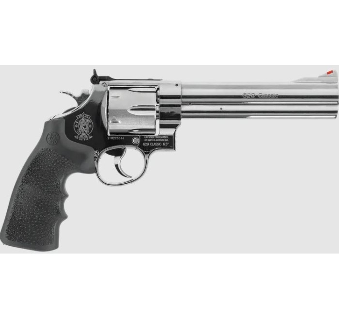 UMAREX S&W REVOLVER 629 CO2 6.5" STEEL -7,5j CAL 4.5 C.N. 00207bnp 